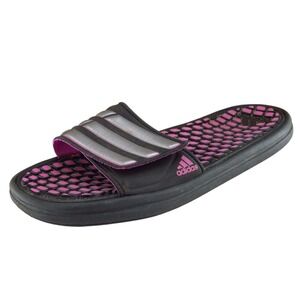 adidas Sz 7 M Black Slide Synthetic Women Sandals